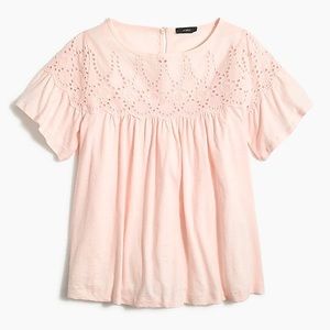 J crew peasant blouse NWOT